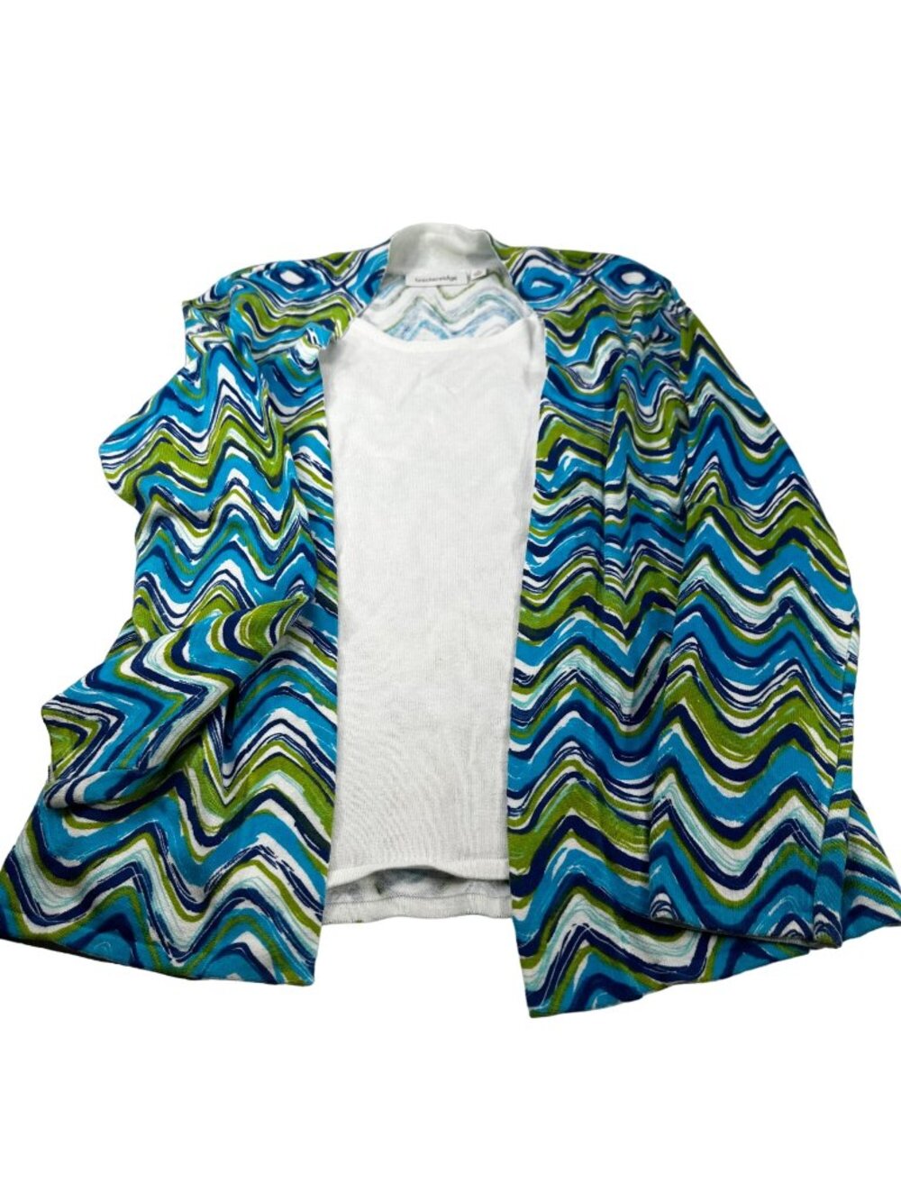 Breckenridge Women's Size Medium Blouse Long Sleeve Attached Shirt Preowned